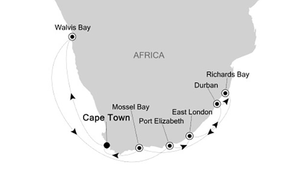 Cape Town Round Trip with Silversea