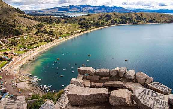 The Shores of Lake Titicaca