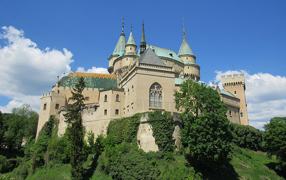 Bojnice Castle in Slovakia