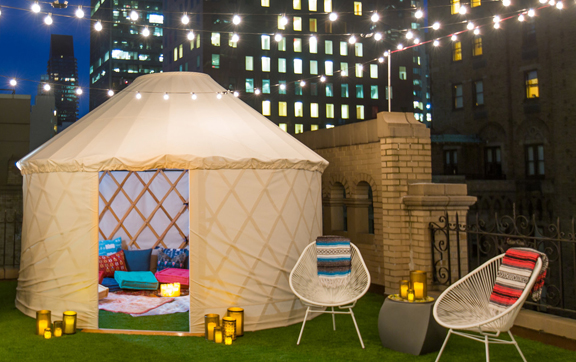 Glamping at W New York