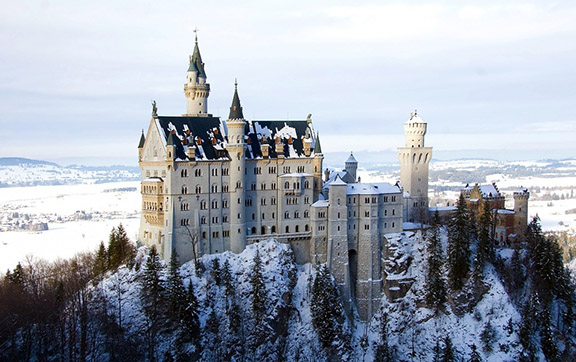 Neuschwanstein Castle in Winter