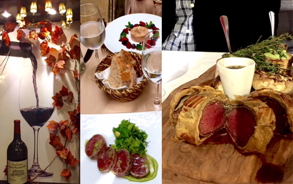 Food from Le Pressoir d’Argent and Gordon Ramsey's Brasserie le Bordeaux