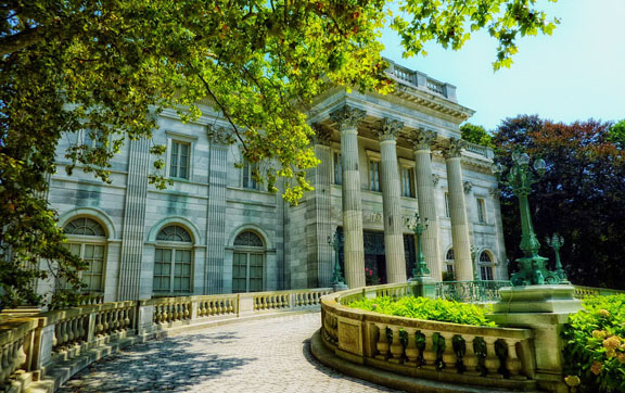 The famous Marble House in Newport, Rhode Island