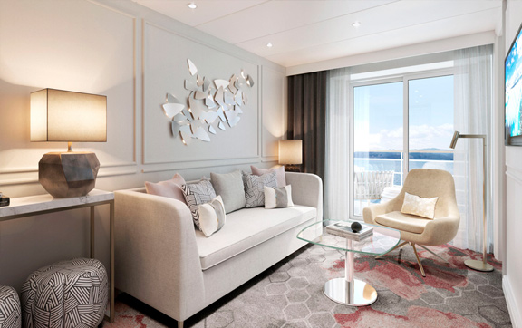 Crystal  Symphony - Seabreeze Penthouse Suite with Veranda