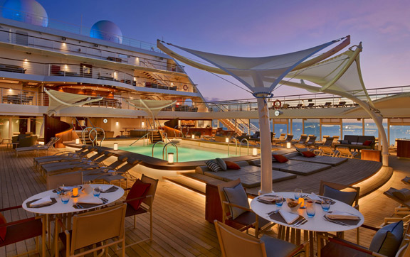 Seabourn Ovation Pool Patio