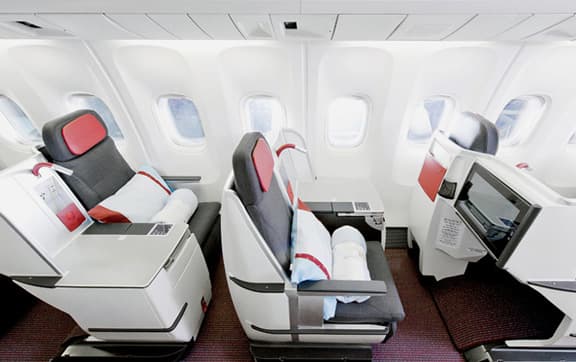Austrian Airlines Business Class to Europe thumbnail 2