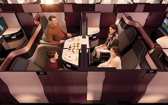 Qatar Airways to Europe Mixed First and Business Class thumbnail 6