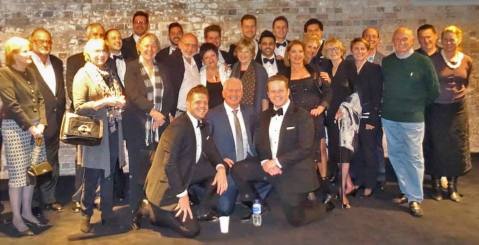FirstClass.com.au Staff and Clients with The Ten Tenors in 2014
