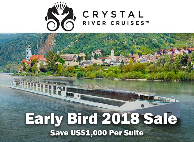 Crystal Cruises EarlyBird Sale