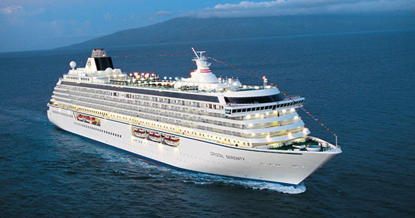 Crystal Serenity (photo: Crystal Cruises) Crystal Serenity