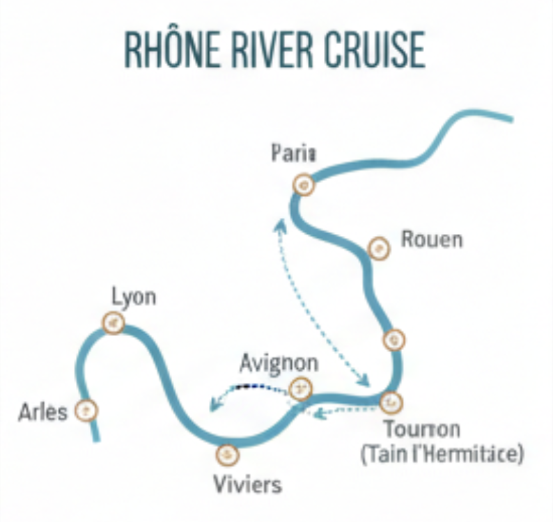 Rhone cruise ports