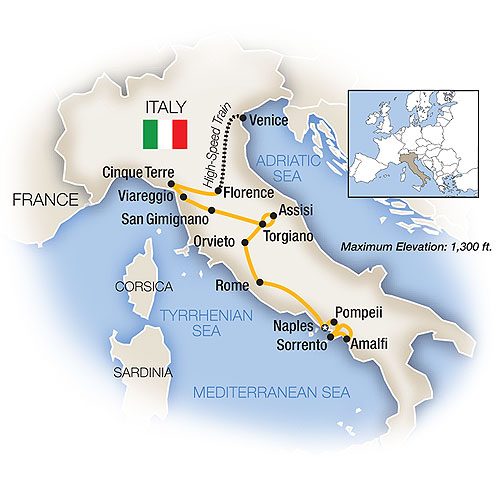 14 Day Classic Italy Tour with Tauck Tours FirstClass Travel Specialist