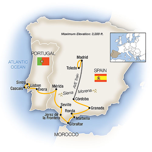 Spain & Portugal, 14 Days Lisbon to Madrid with Tauck FirstClass